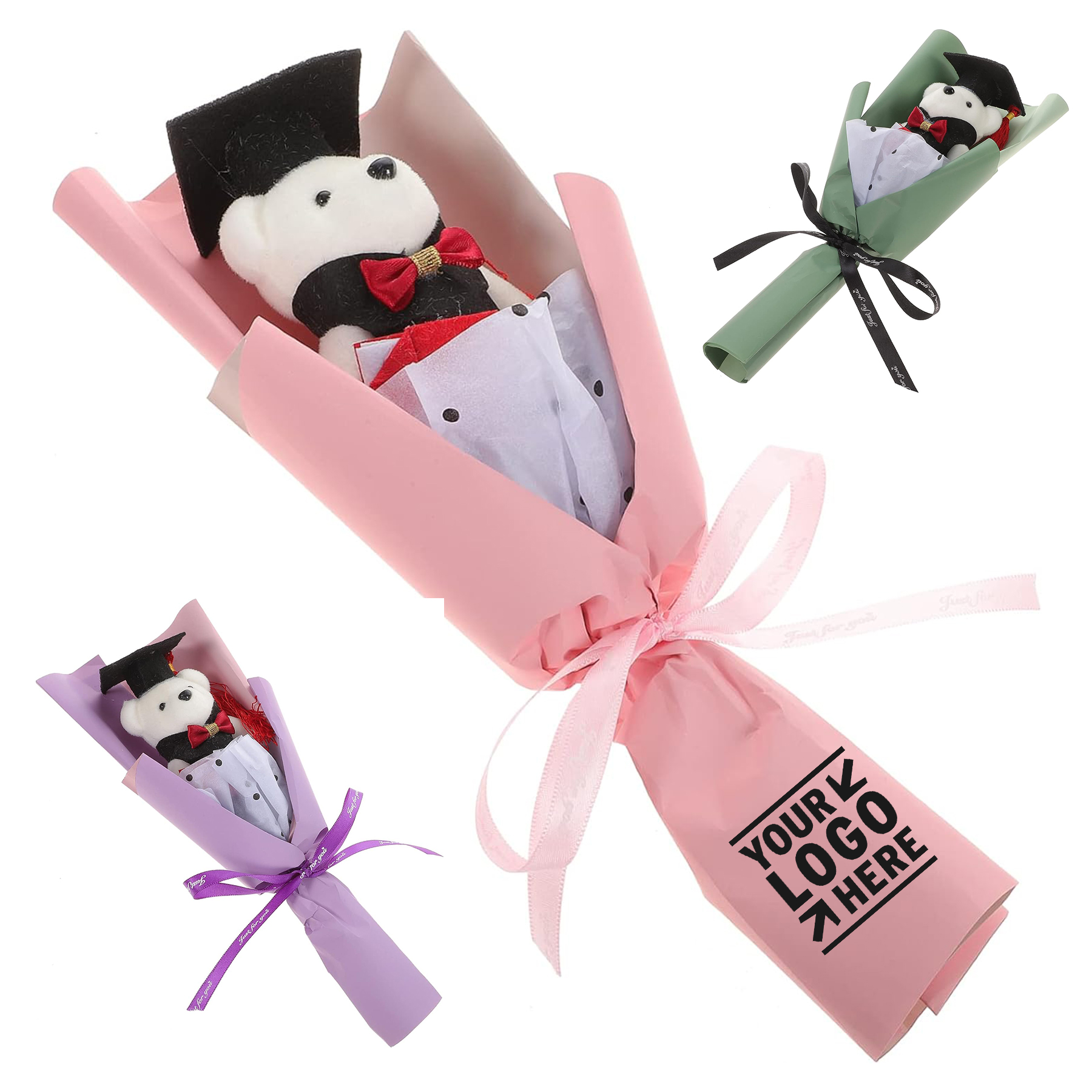 Graduation Bear Doll Bouquet 2