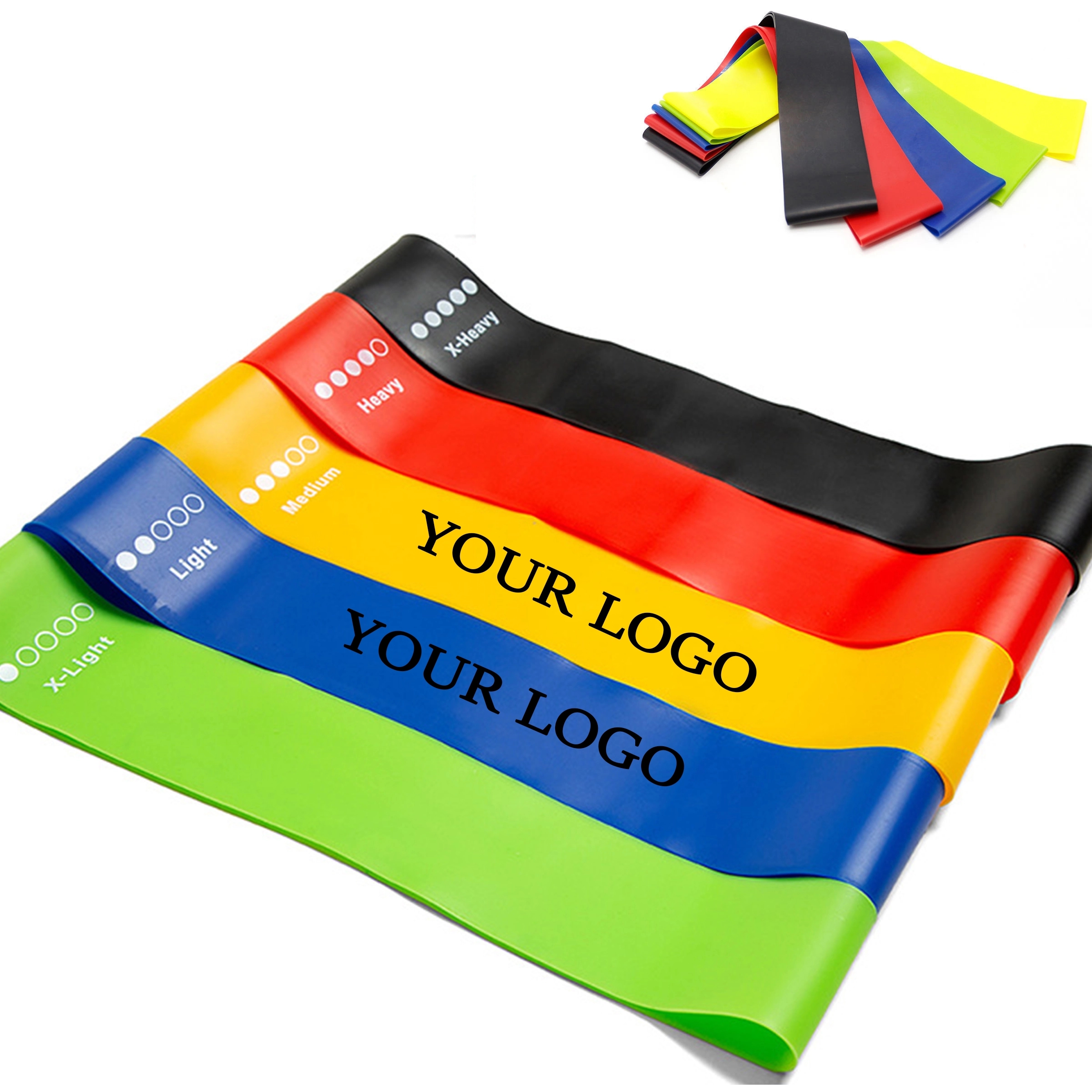 TPE Exercise Resistance Band MOQ 100pcs 1