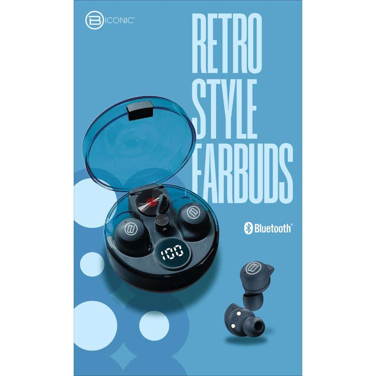 Retro Style Wireless Earbuds - Assorted 2