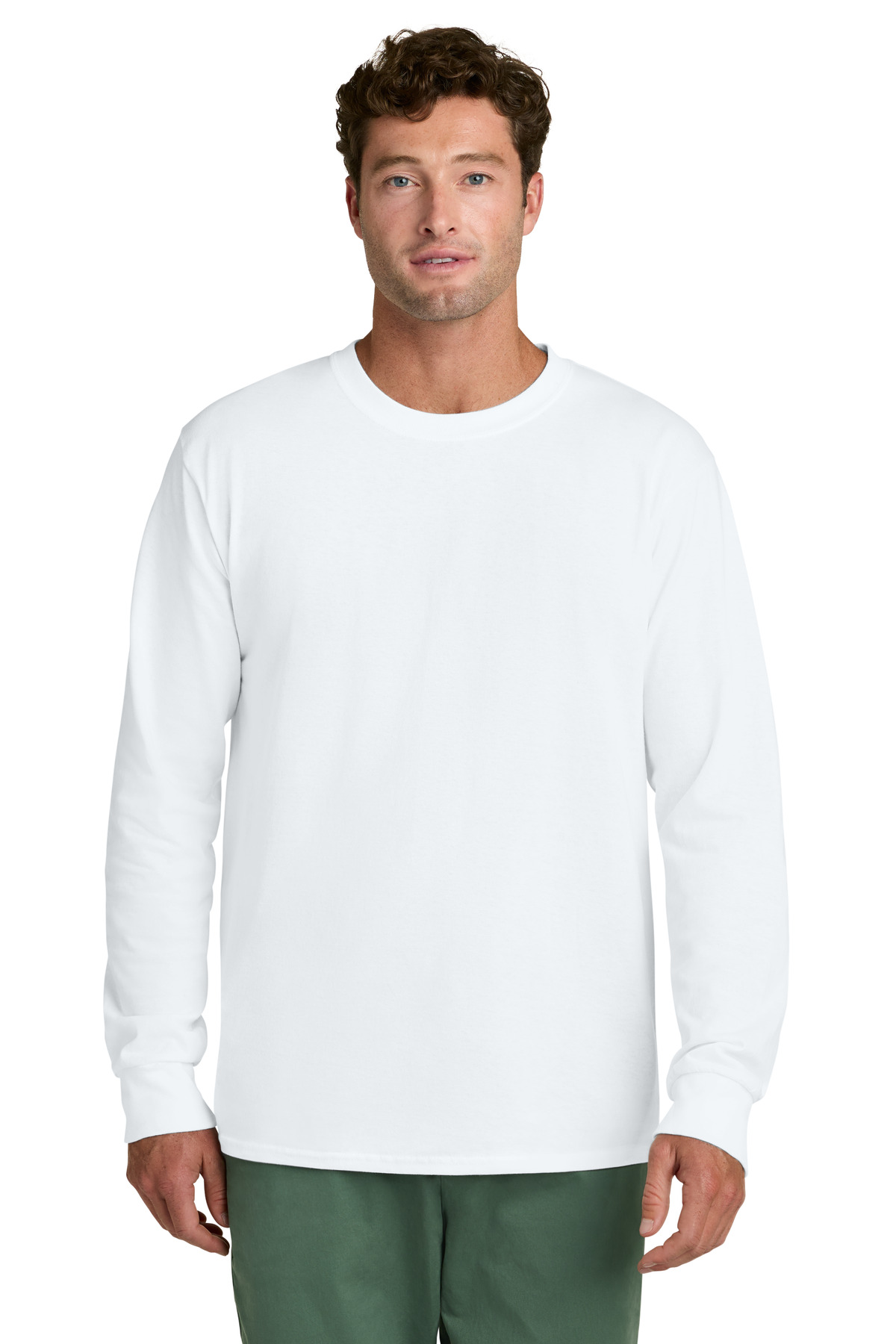 Port & Co Long Sleeve Core Cotton Tee. PC54LS 377