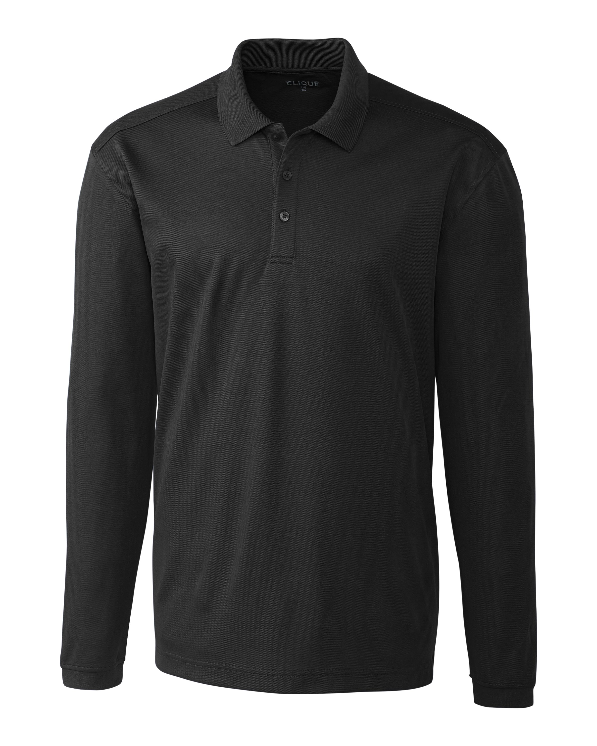 Spin Eco Performance Pique Long Sleeve Mens Polo