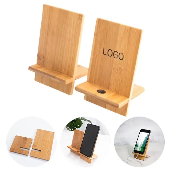 Bamboo Phone Holder 3