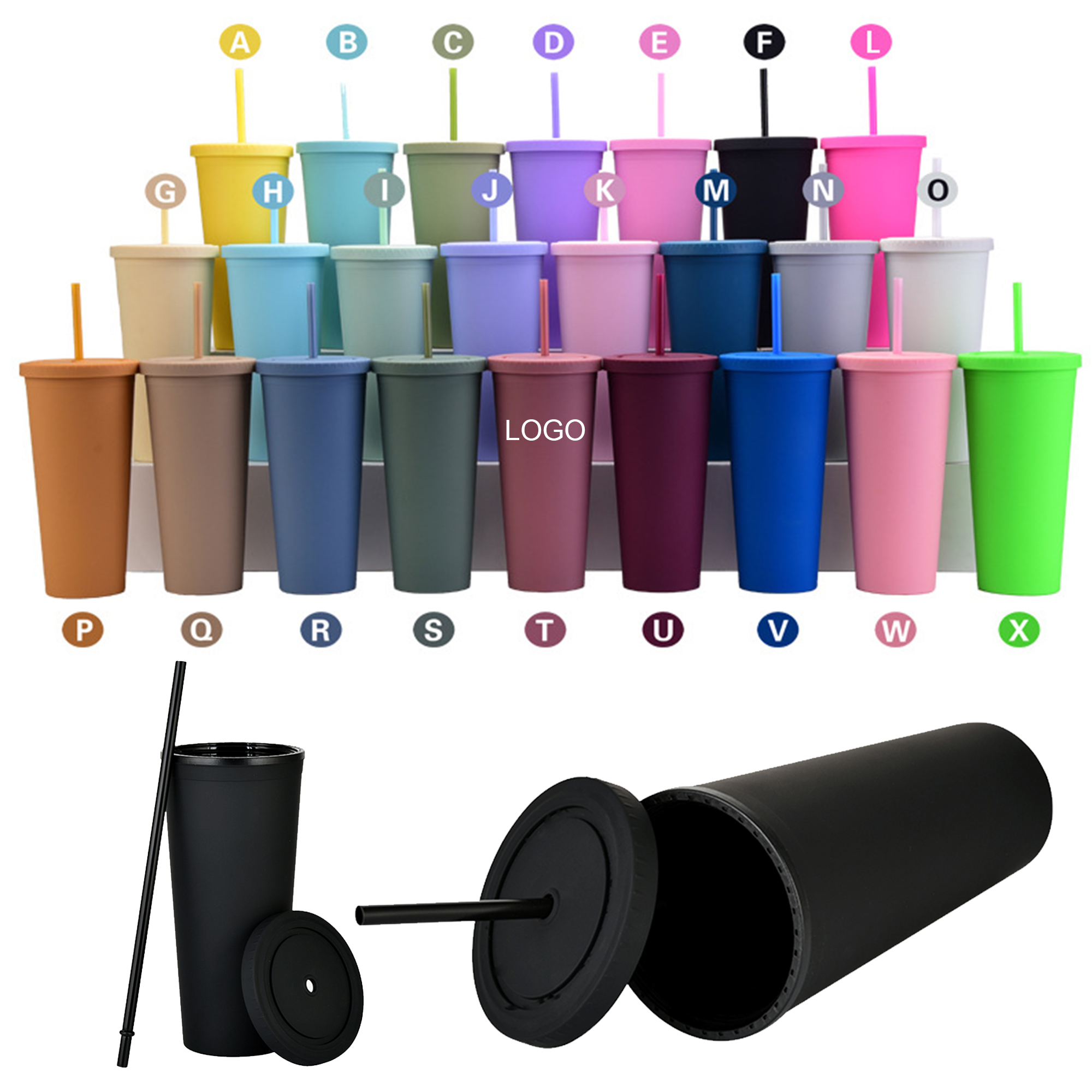 24OZ Large Capacity Outdoor Sippy Cup 5