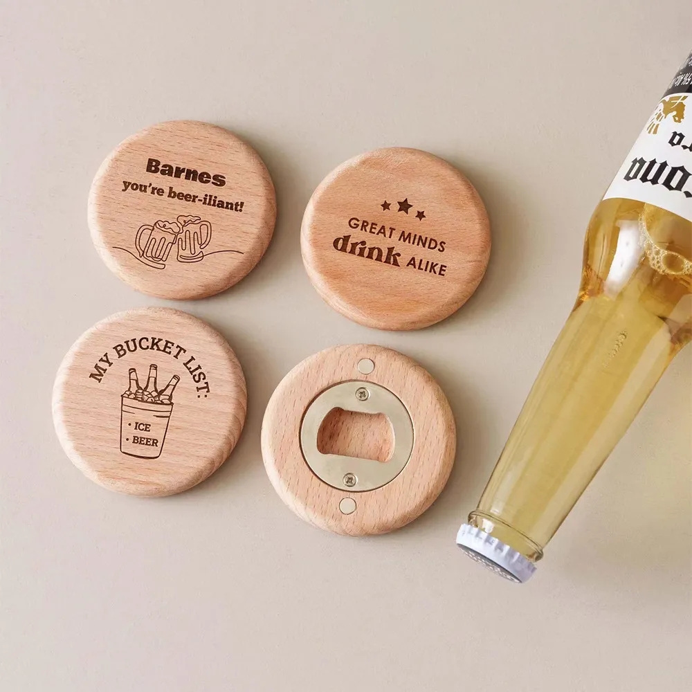 Wooden Magnetic Bottle Opener 3