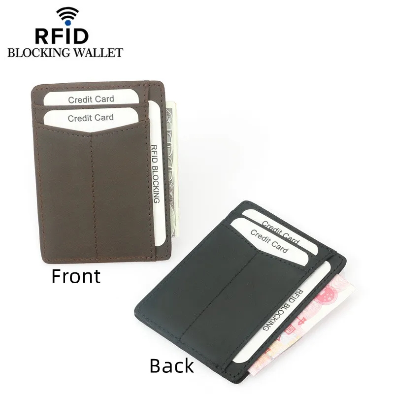 RFID Blocking Leather Wallet Credit Card Holder 3