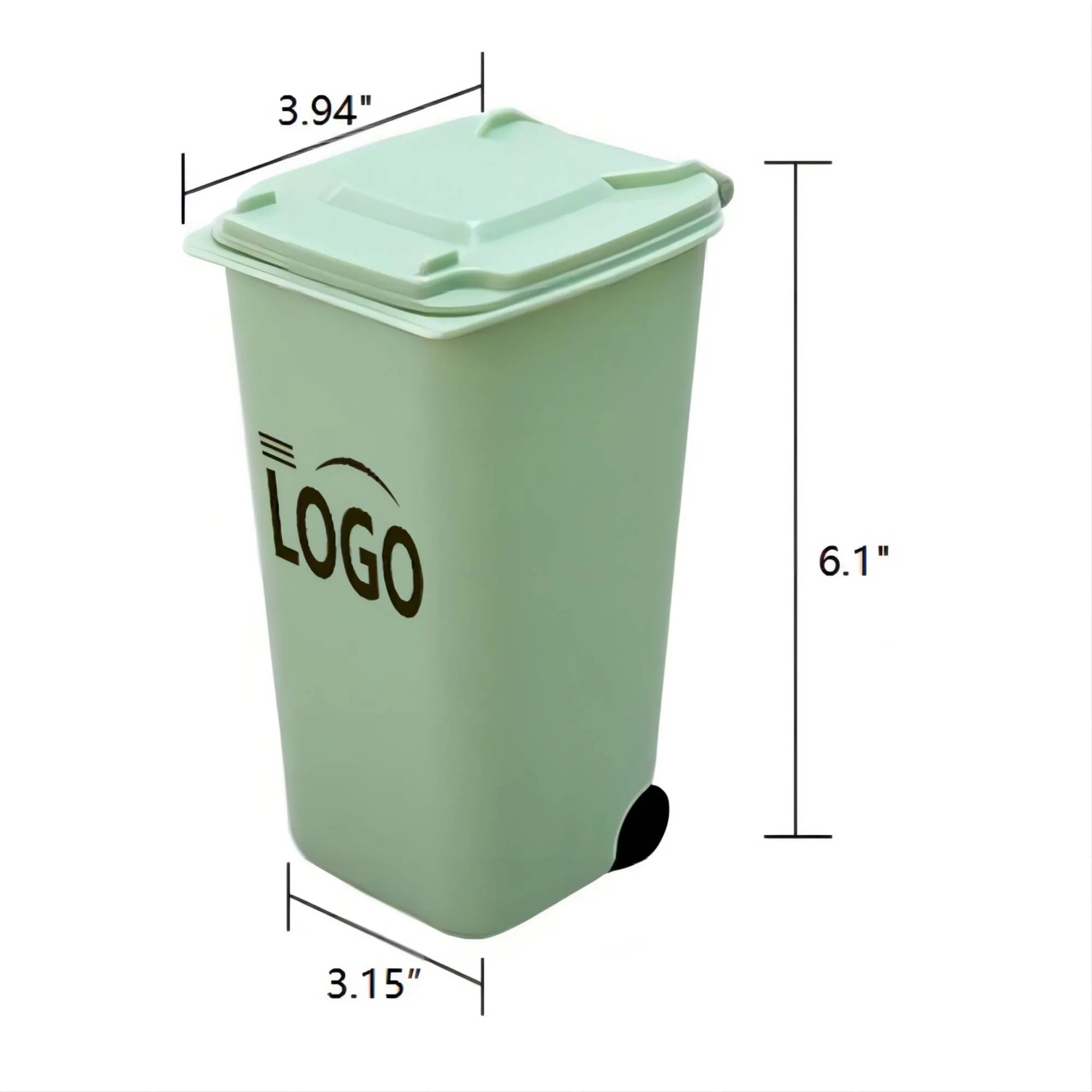 Mini Wheelie Bin Desktop Pen Holder Pencil Cup 4