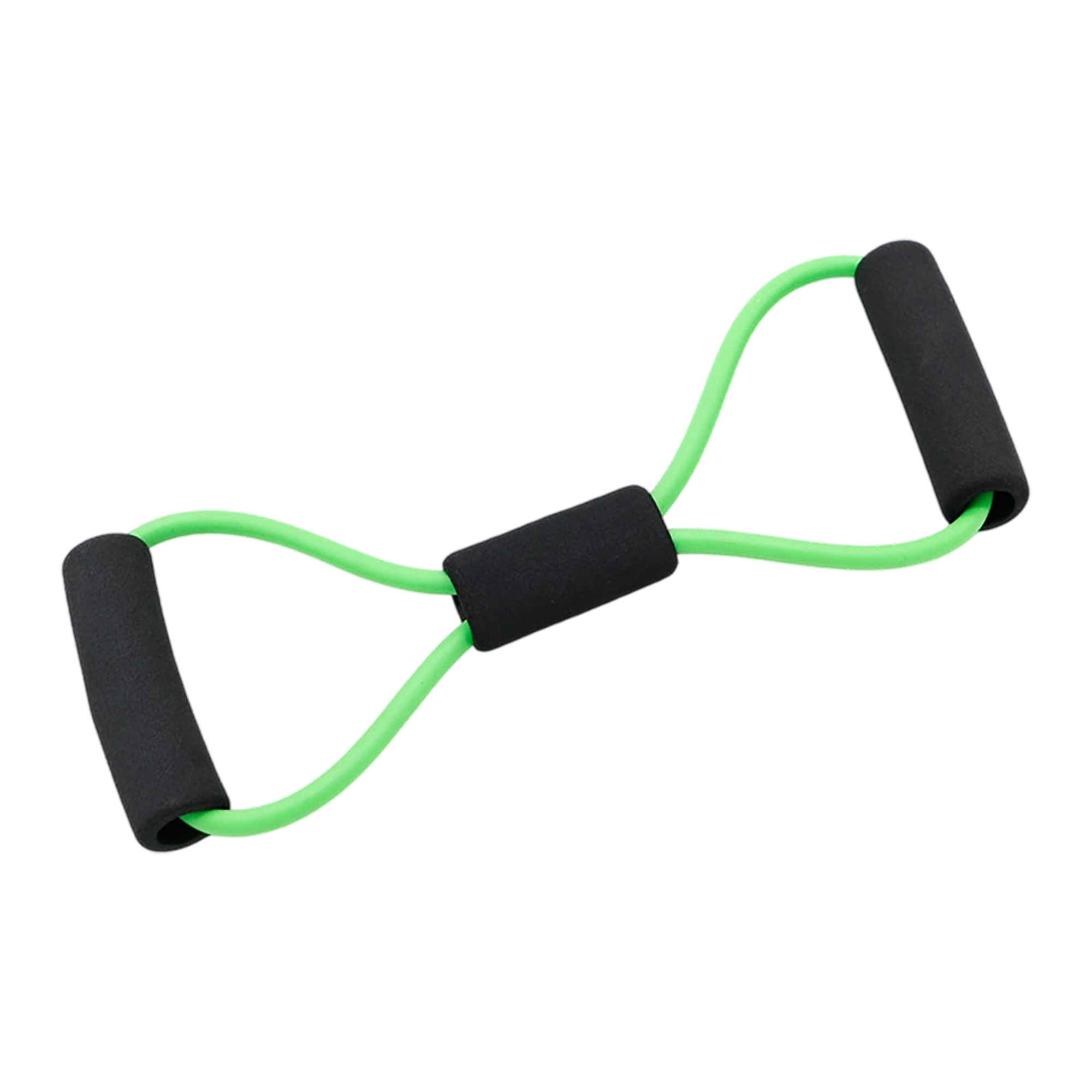 TPE Resistance Band With Foam Handle For Yoga And Strength Training 2