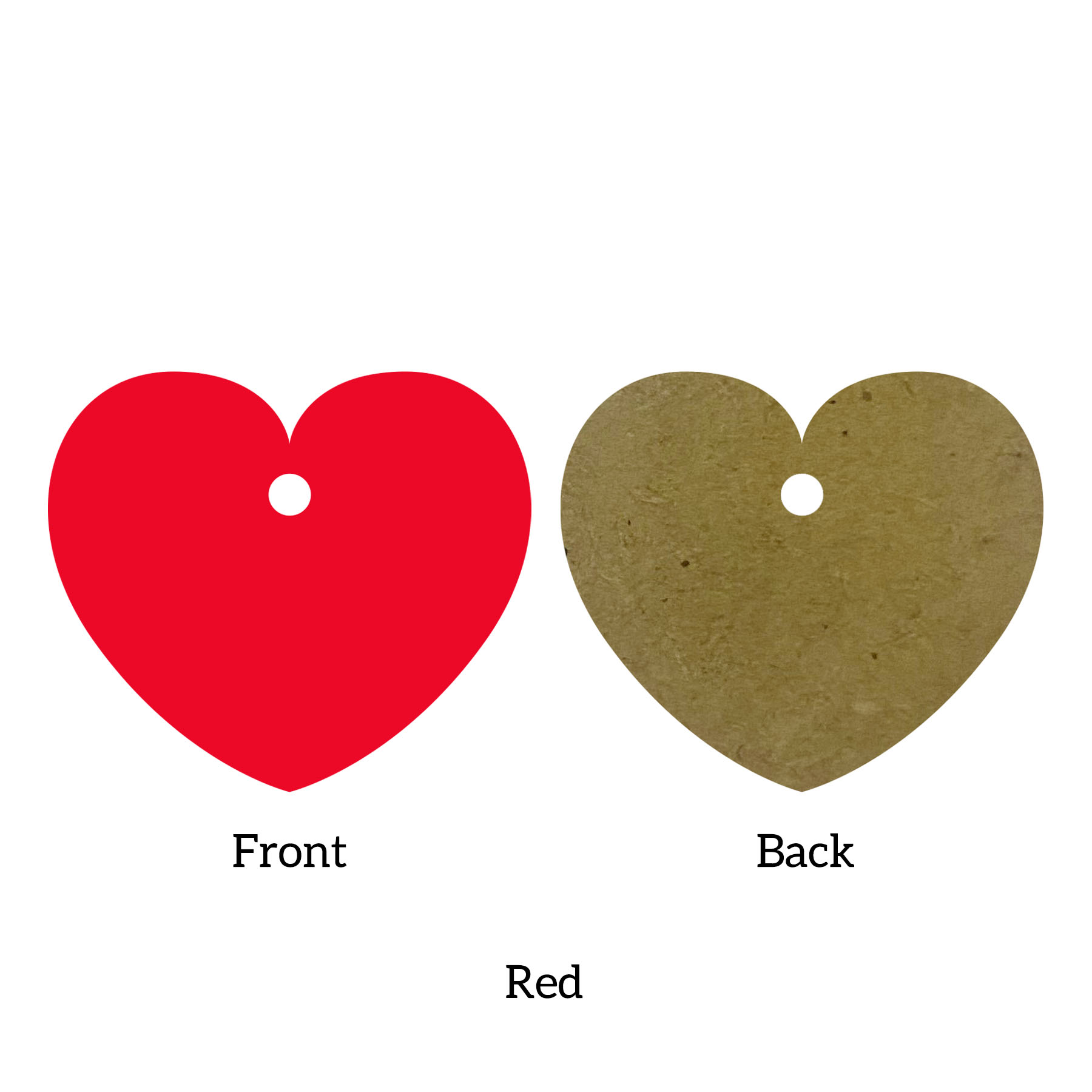 Free Shipping Solid Color Christmas Ornament - Heart 31