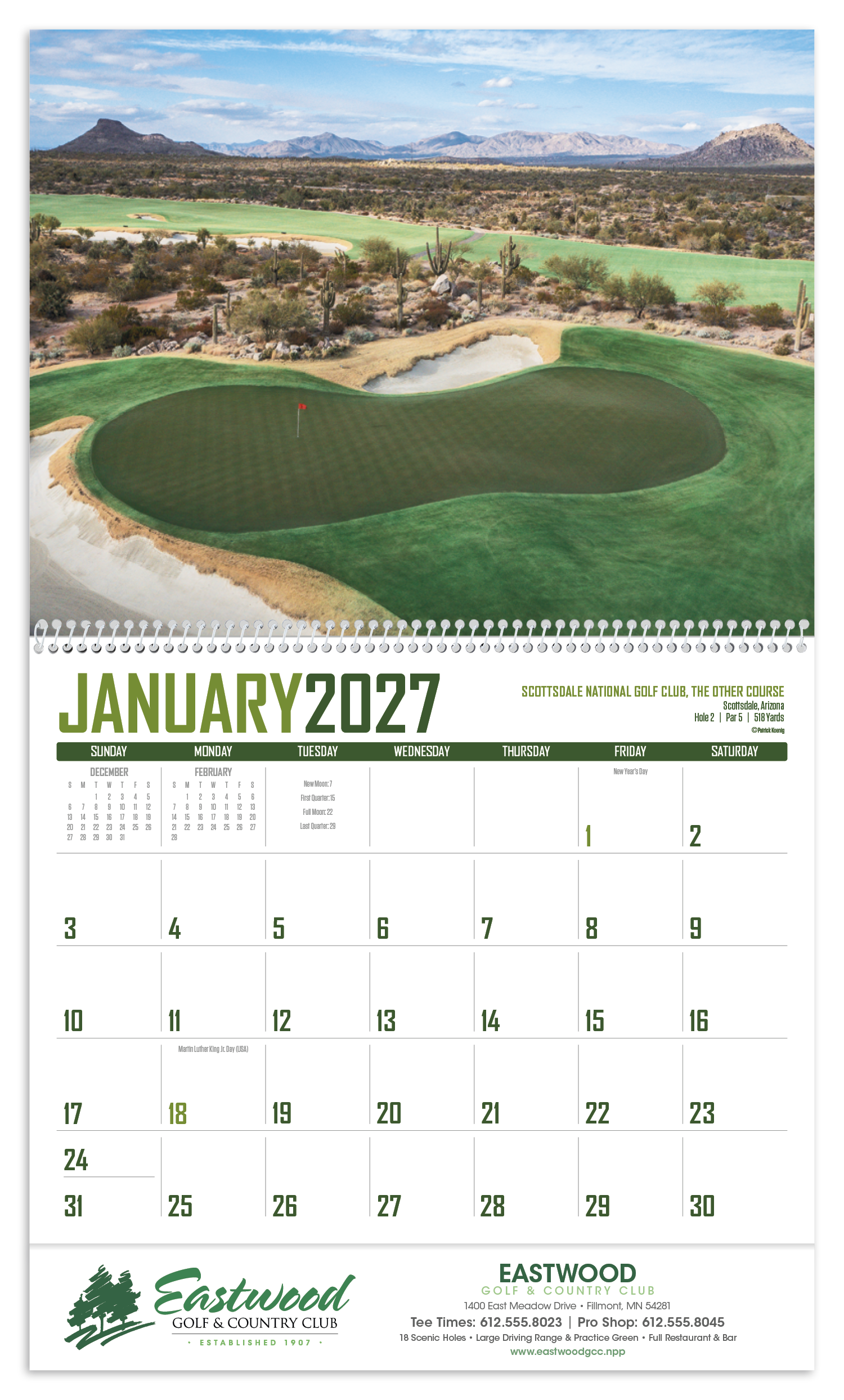 Triumph® Calendars Golf Calendar 51