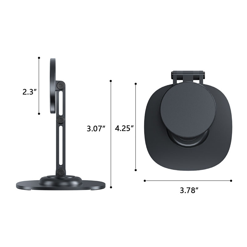 Multi-Functional Rotating Magnetic Metal Phone Stand 2