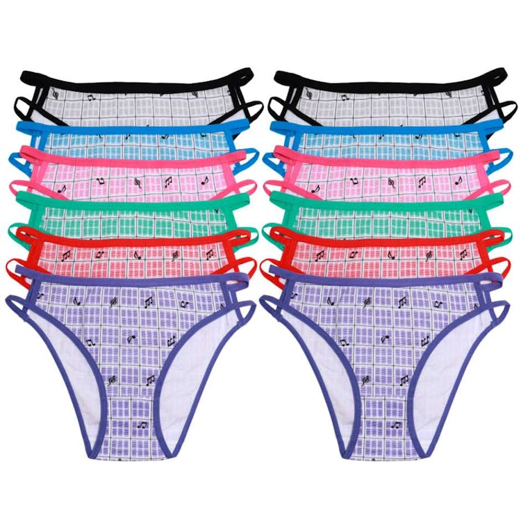Classic Cotton High-Cut Panties Assorted Colors 2