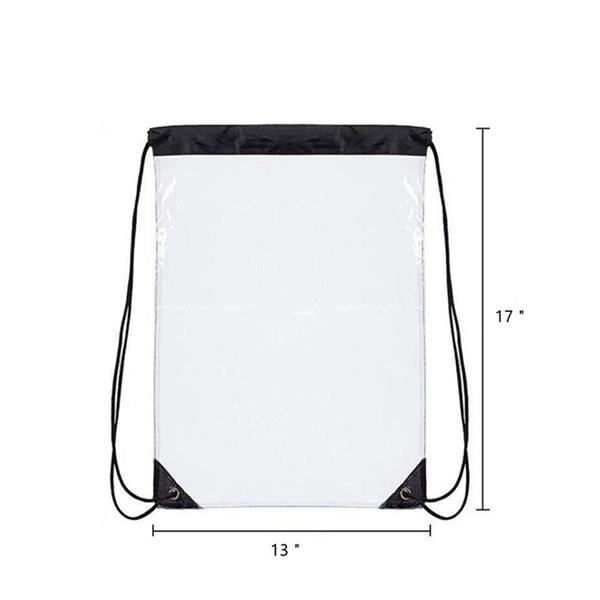Transparent PVC Drawstring Bag 5