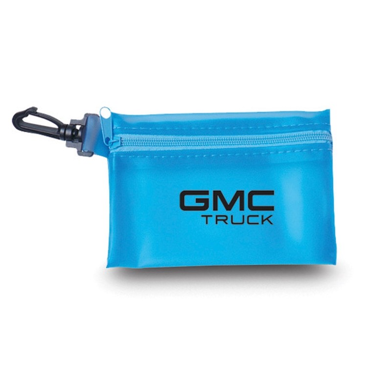 Zippered Pouch w/ Hook Clip