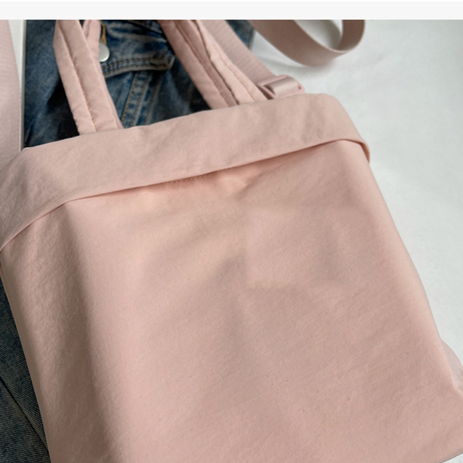 Lightweight Nylon Crossbody Tote Bag 9