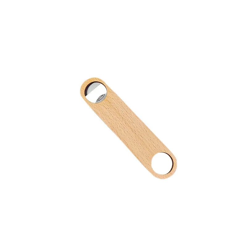 Flat Wooden Bottle Opener 3
