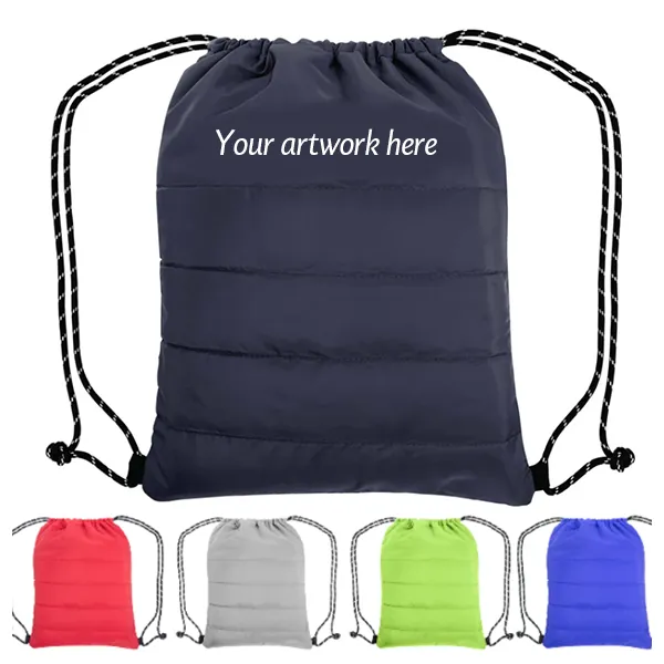 Puffy Cinch Top Backpack -13.5x17 4