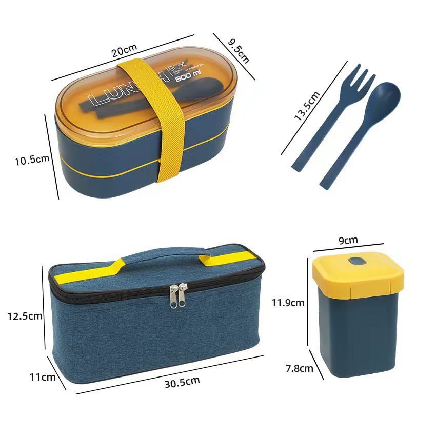 Lunch Bento And Bag Set 2