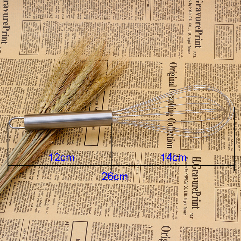 10" Stainless Egg Whisk 1