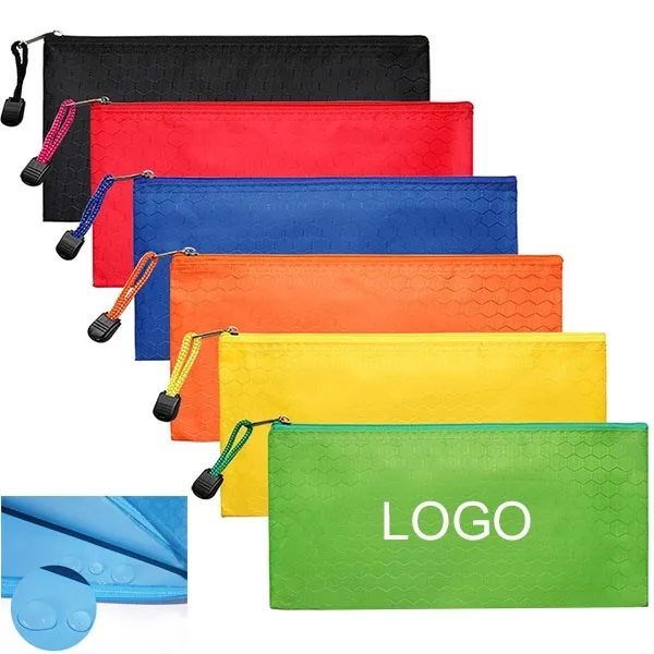 A6 Waterproof Zipper Pencil Pouch 6