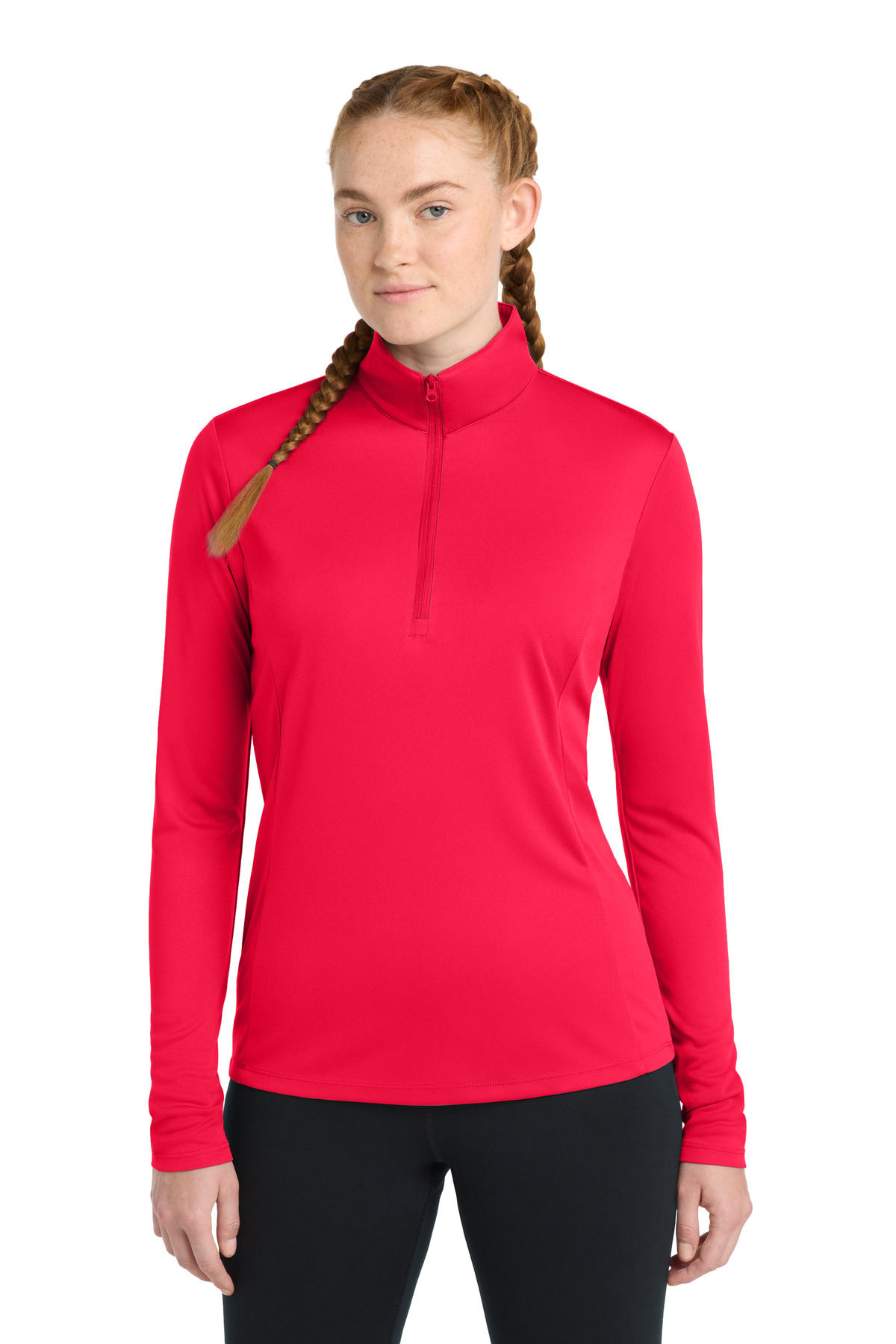 Sport-Tek Women's PosiCharge Competitor 1/4-Zip Pullover. LST357, custom hoodie or sweatshirt with logo imprint 39