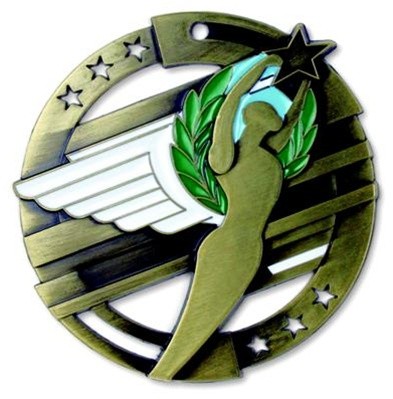 Achievement M3XL Die Cast Medal - 2-3/4" 1