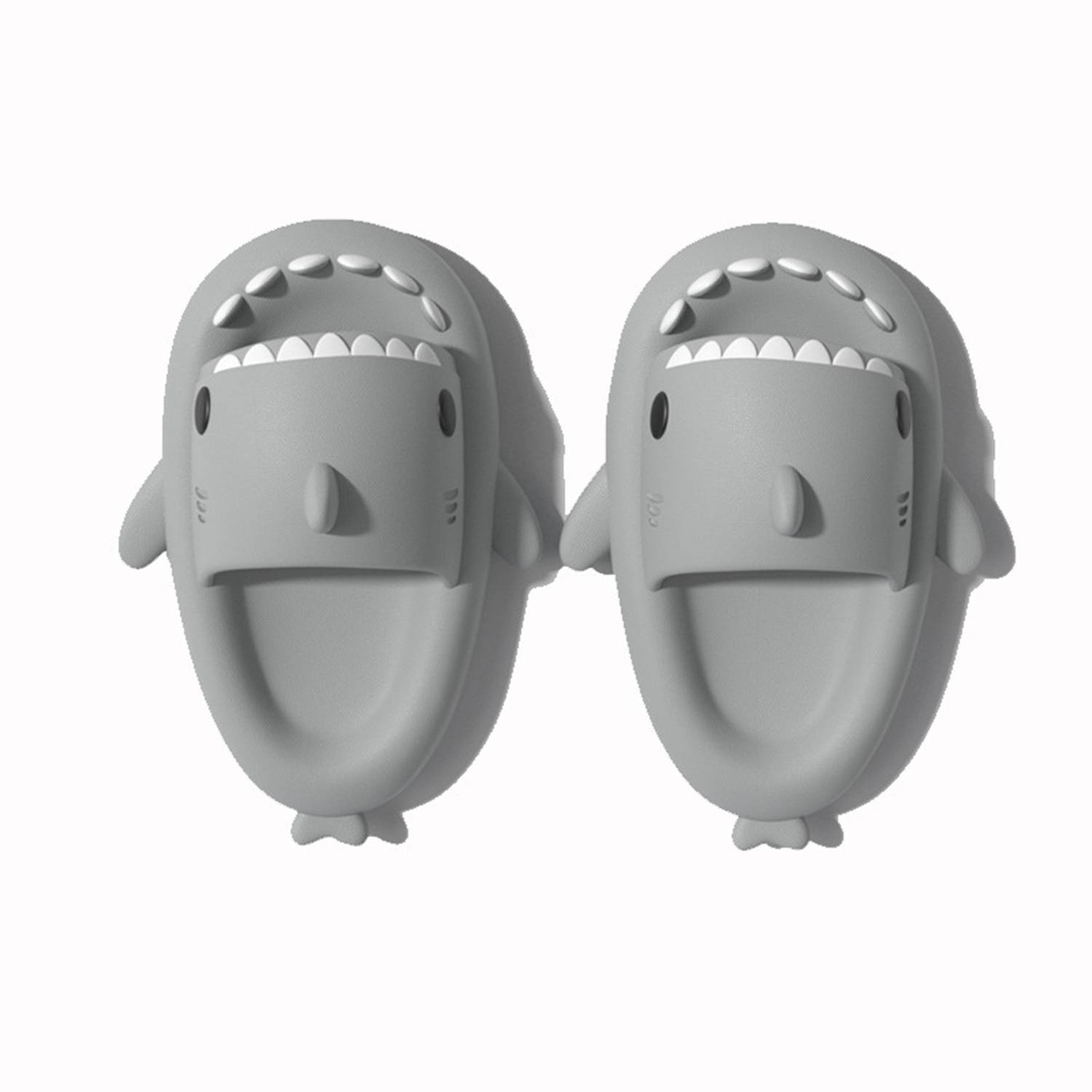 Indoor Non-slip Thick Sole Shark Slippers 5