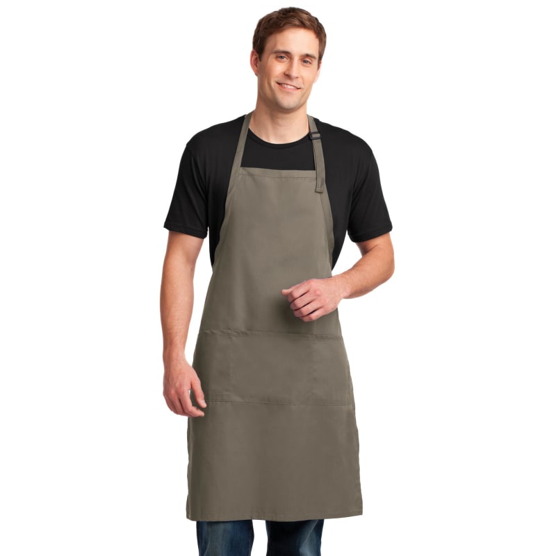 Port Authority Easy Care Extra Long Bib Apron With Stain Release. 23