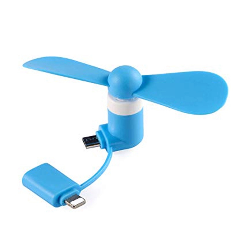 2-in-1 Mini  USB Smartphone Fan 3