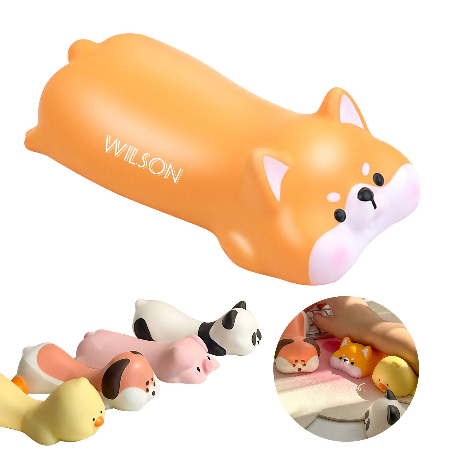 Stress Relief Unzip Mouse Wrist Pad 6