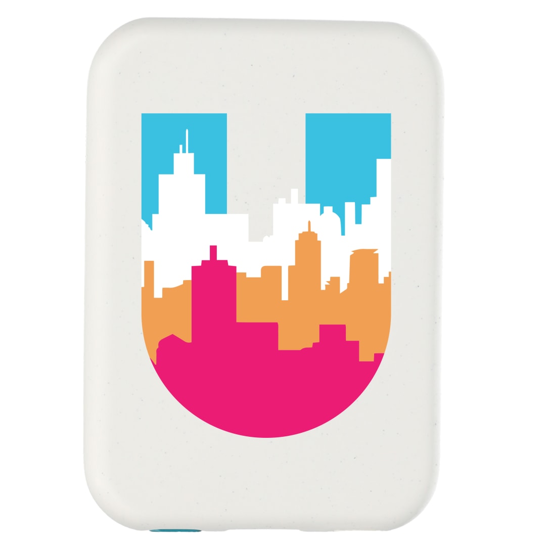 Recycled ABS 3000 mAh Wireless Power Bank 6