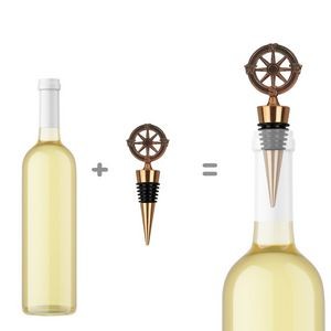 Charming Floral Design Wine Cork Bottle Stopper 5