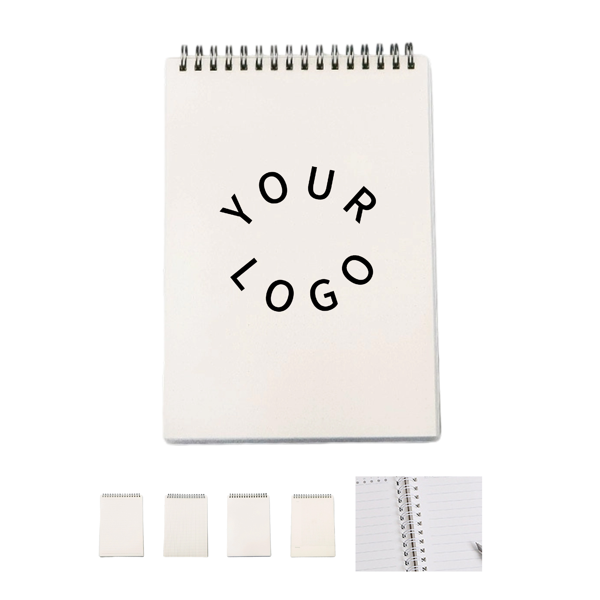 A7 Top Spiral Pocket Memo Book With Polypropylene Cover 4