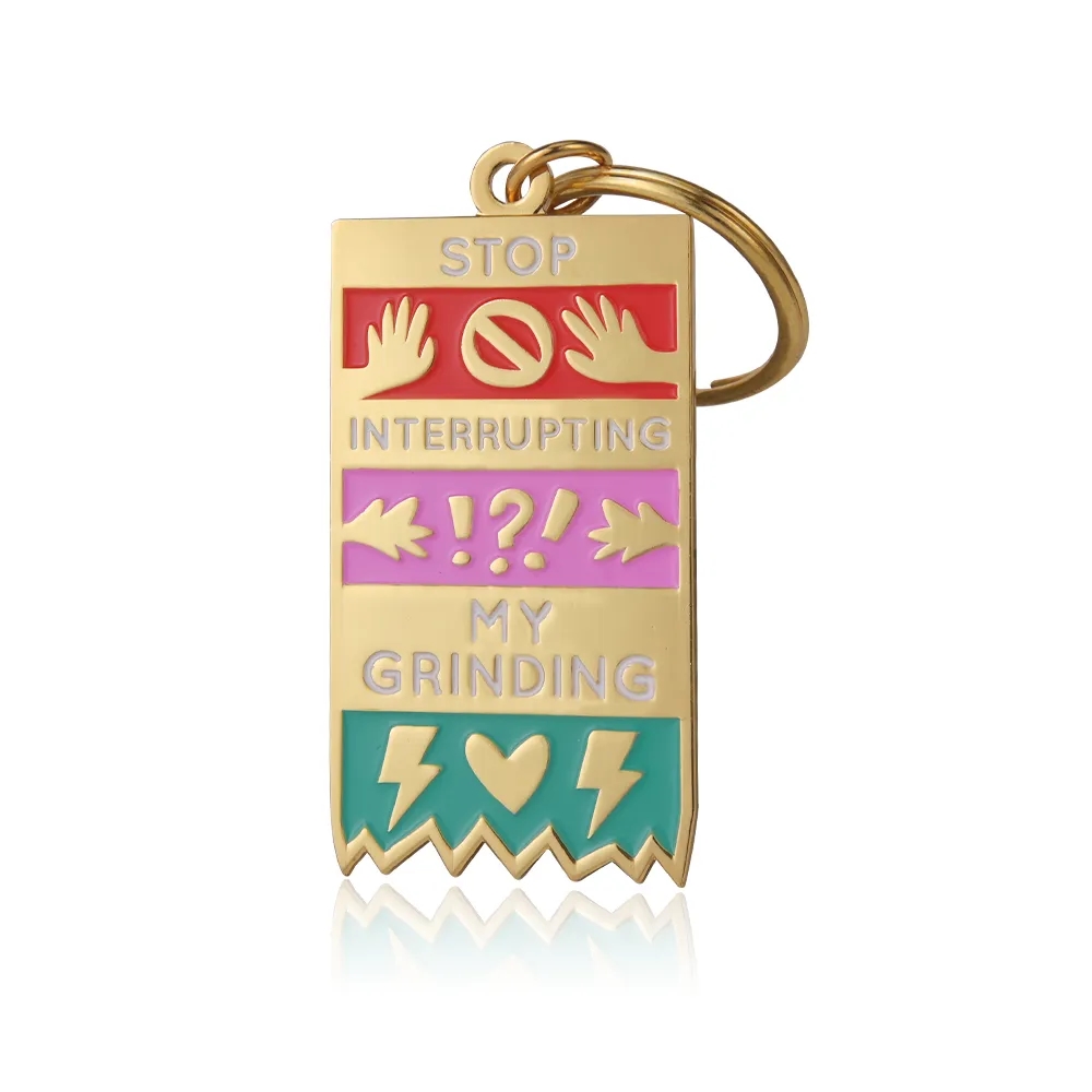 3" Soft Enamel Keychain 15