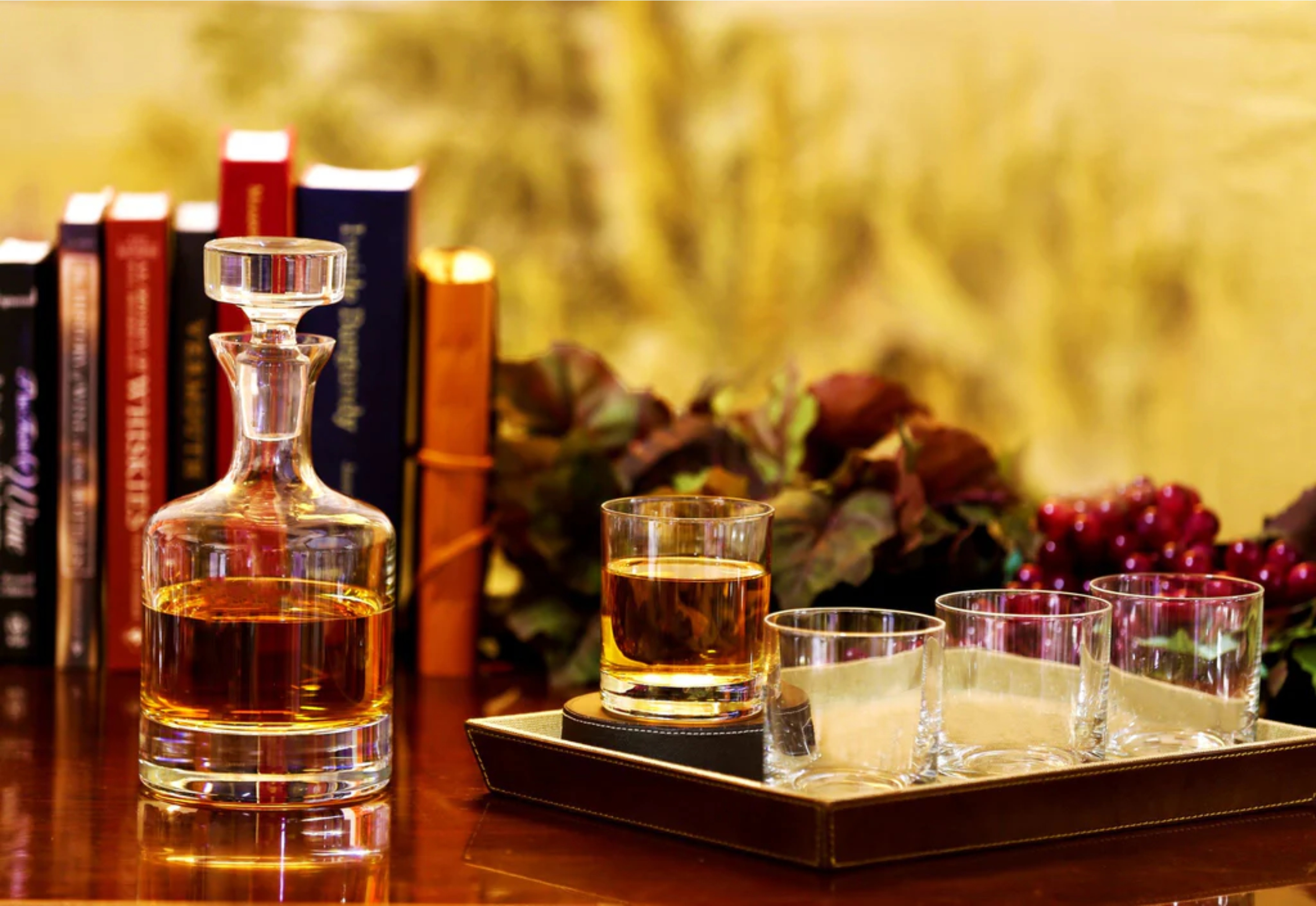 Buckingham Decanter Gift Set Lead-Free Crystal 4