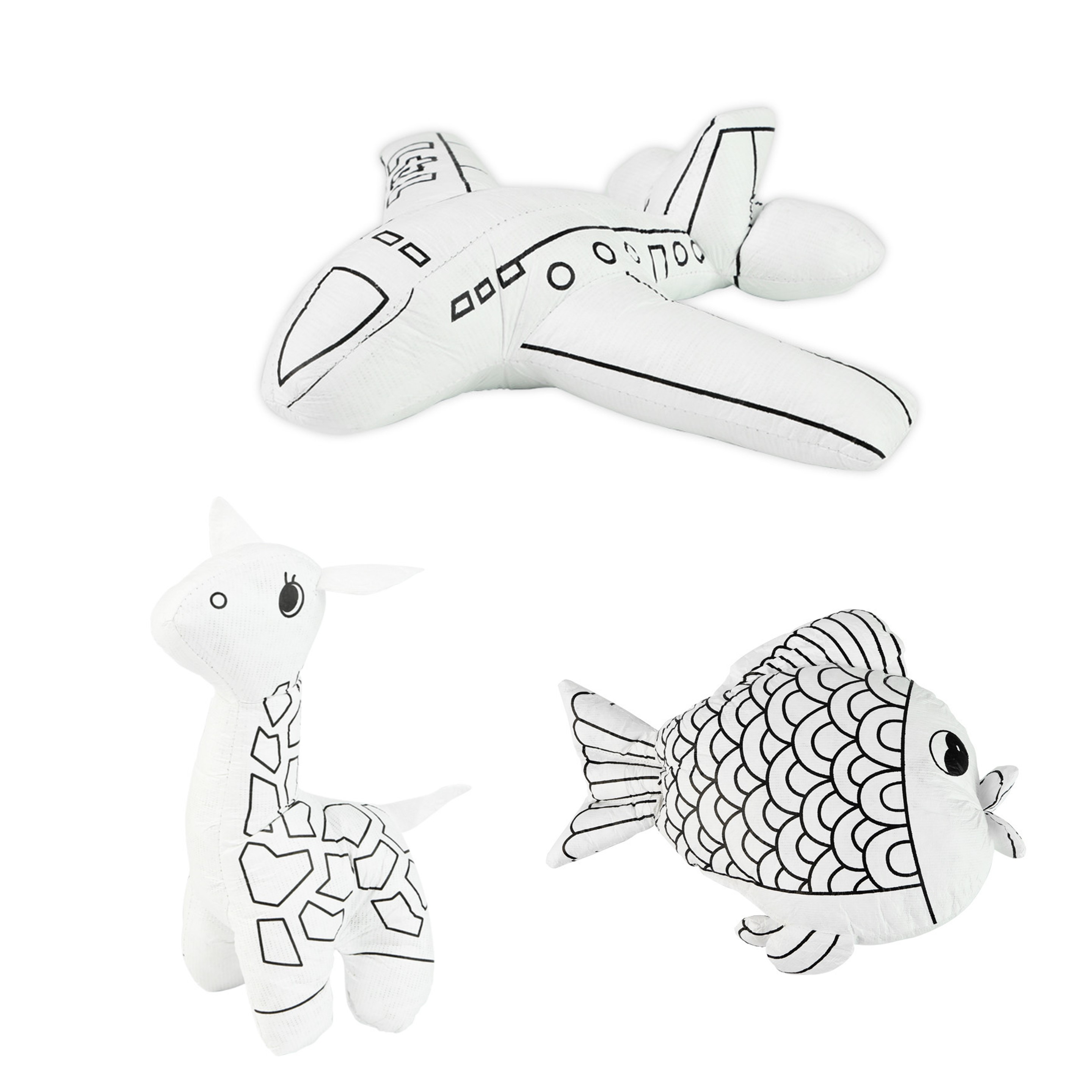 Color Your Own Animals Washable (direct import) 3
