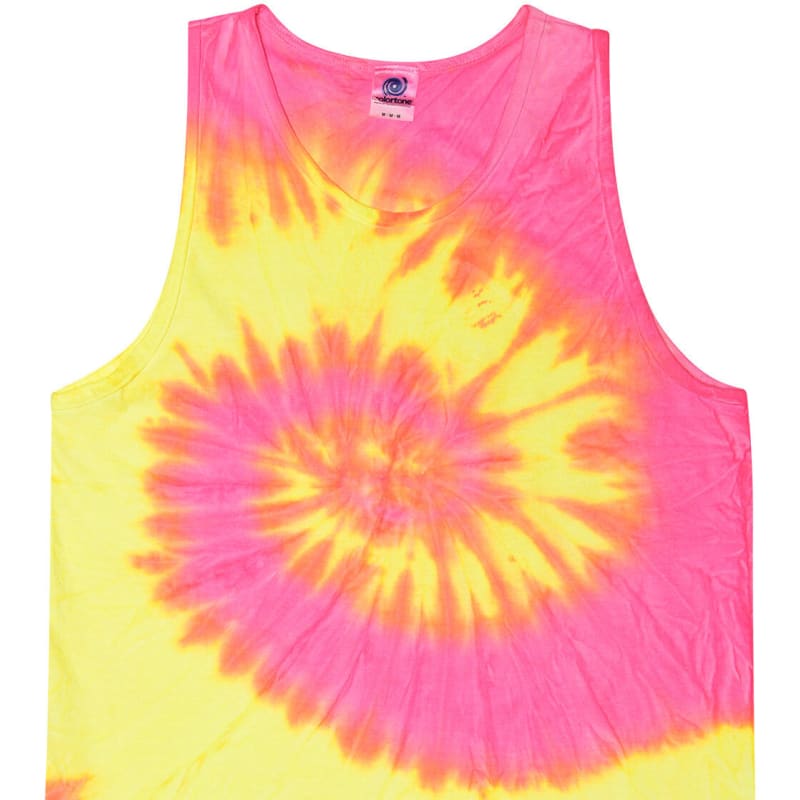 Tie-Dye Adult 5.4 Oz. 100% Cotton Tank Top 1