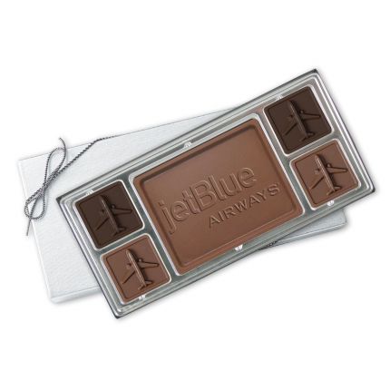 Custom Chocolate Squares Gift Box (6 1/2oz.) 2