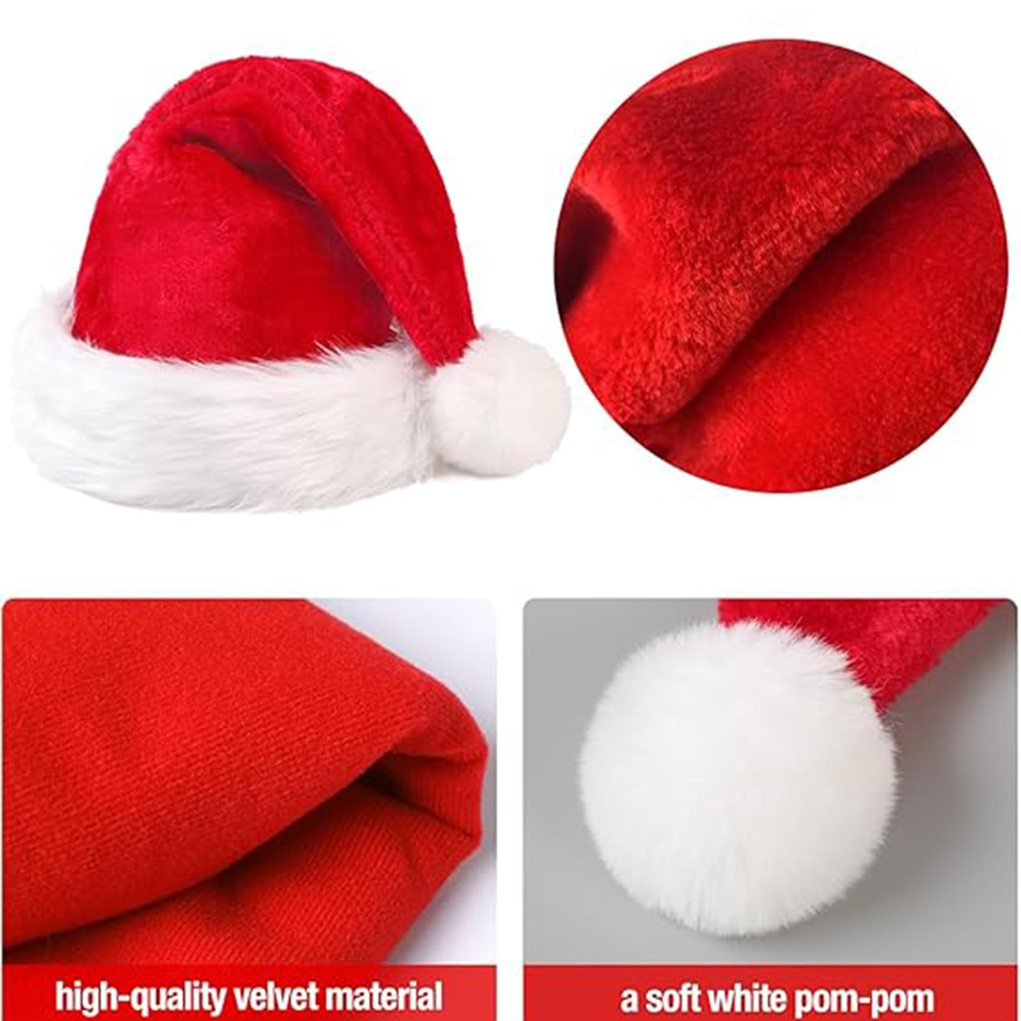 Christmas Plush Adult and Kid Hat 3