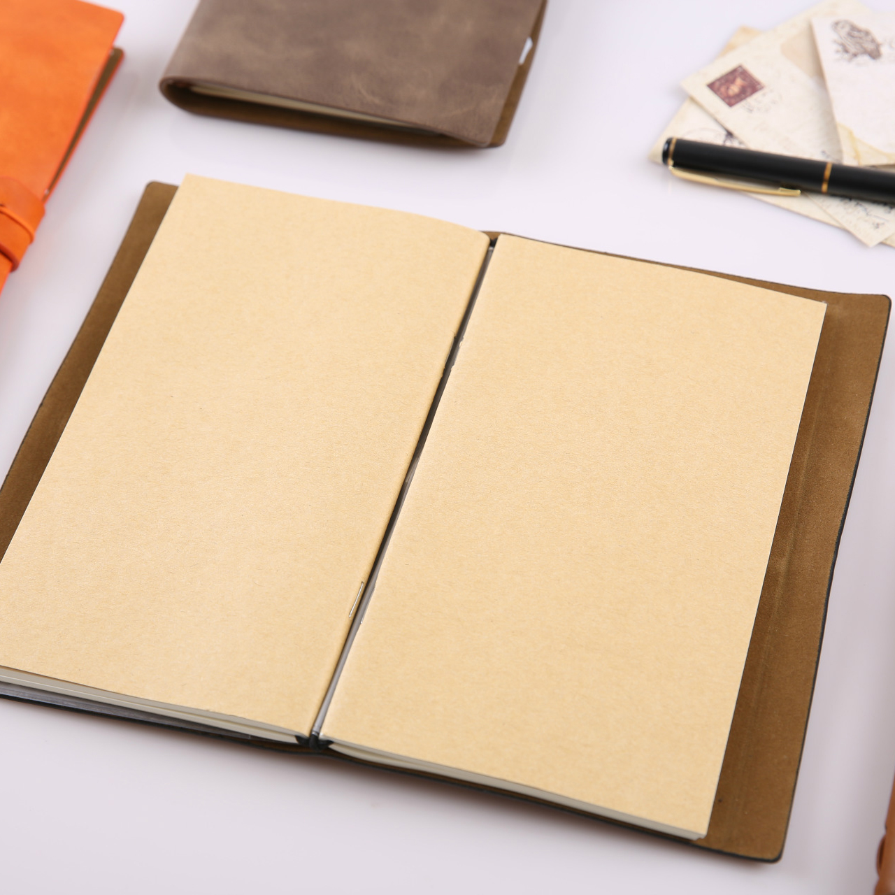 A6 Size Leather Travel Retro Journal Book 8