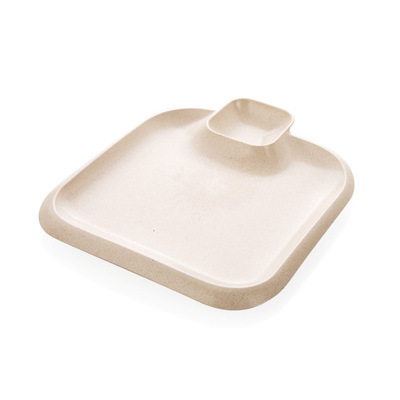 Wheat Straw Square Plate 2
