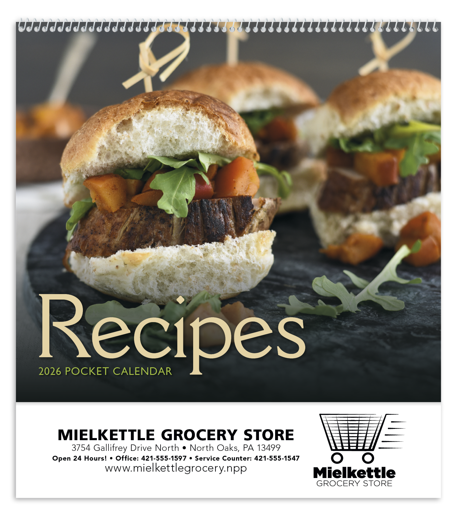 HotLine® Products Recipe Pocket Calendar 9
