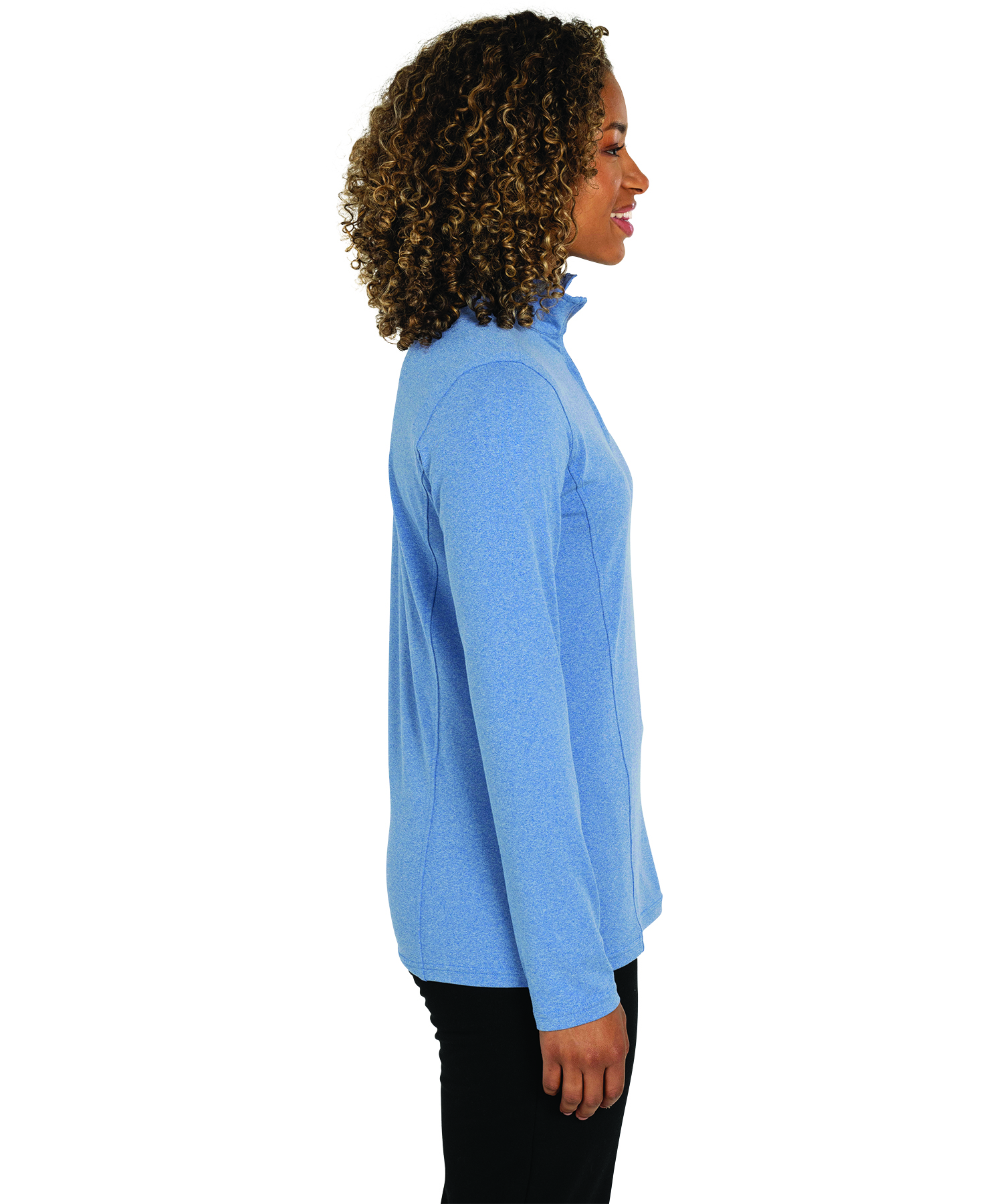 Women's Heathered Eco-Logic Stretch Quarter Zip 31