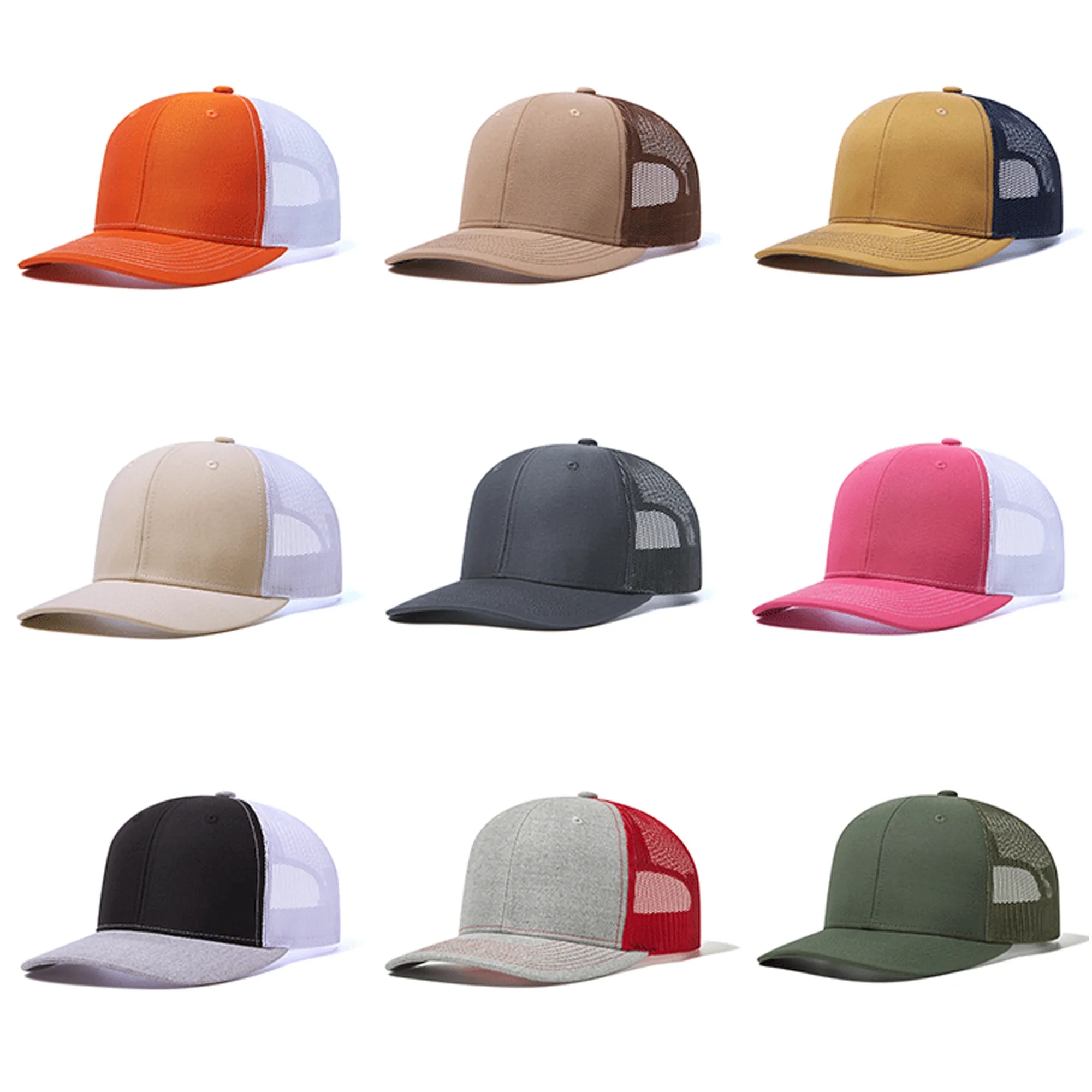 Slightly Curved Mesh Baseball Cap 4