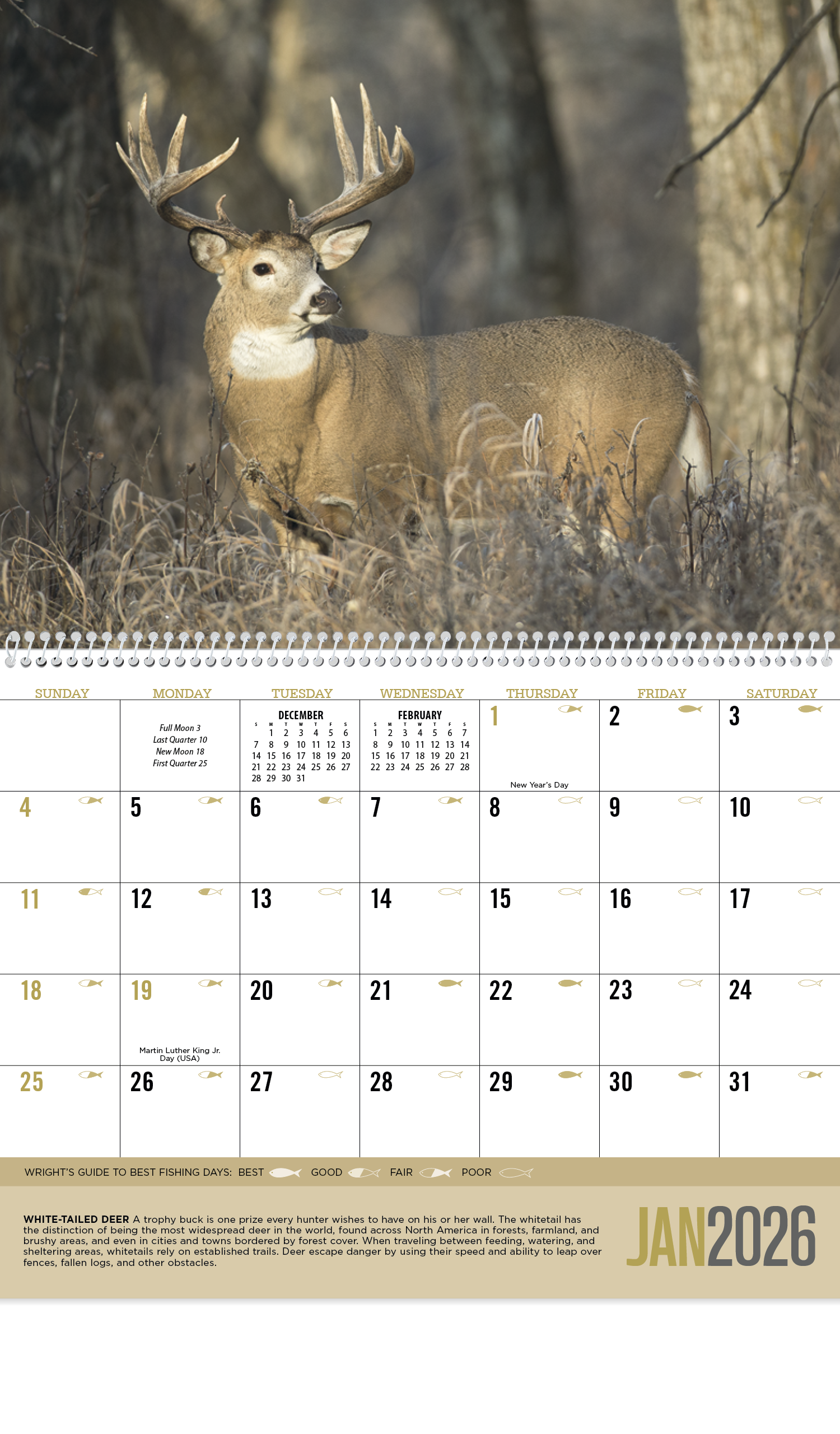 Triumph® Calendars Sportsman Calendar 27