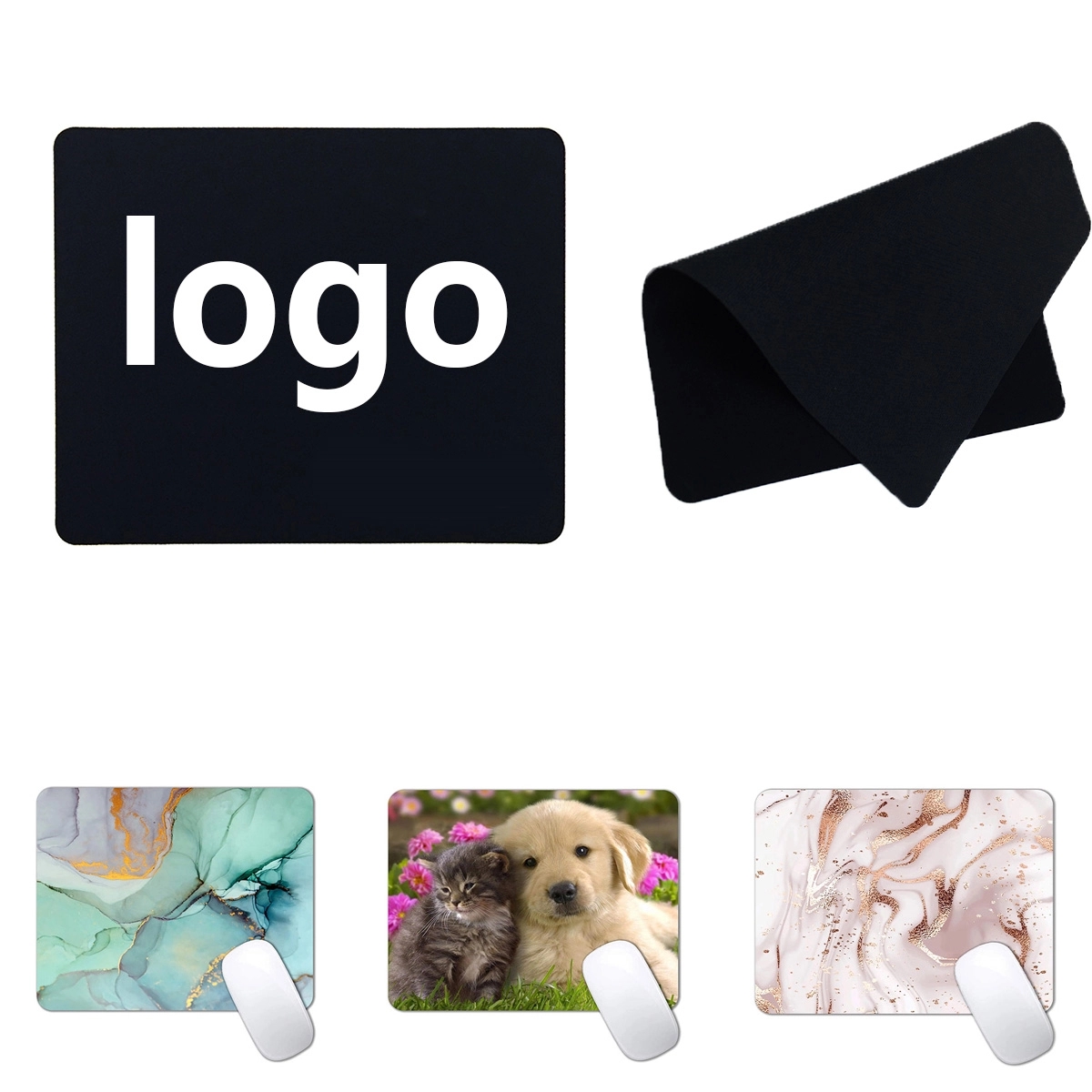 Full Color Rectangle Waterproof Mouse Pad 2