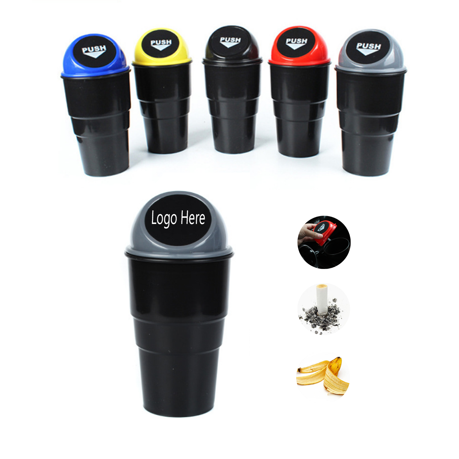 Mini Auto Office Trash Can 6