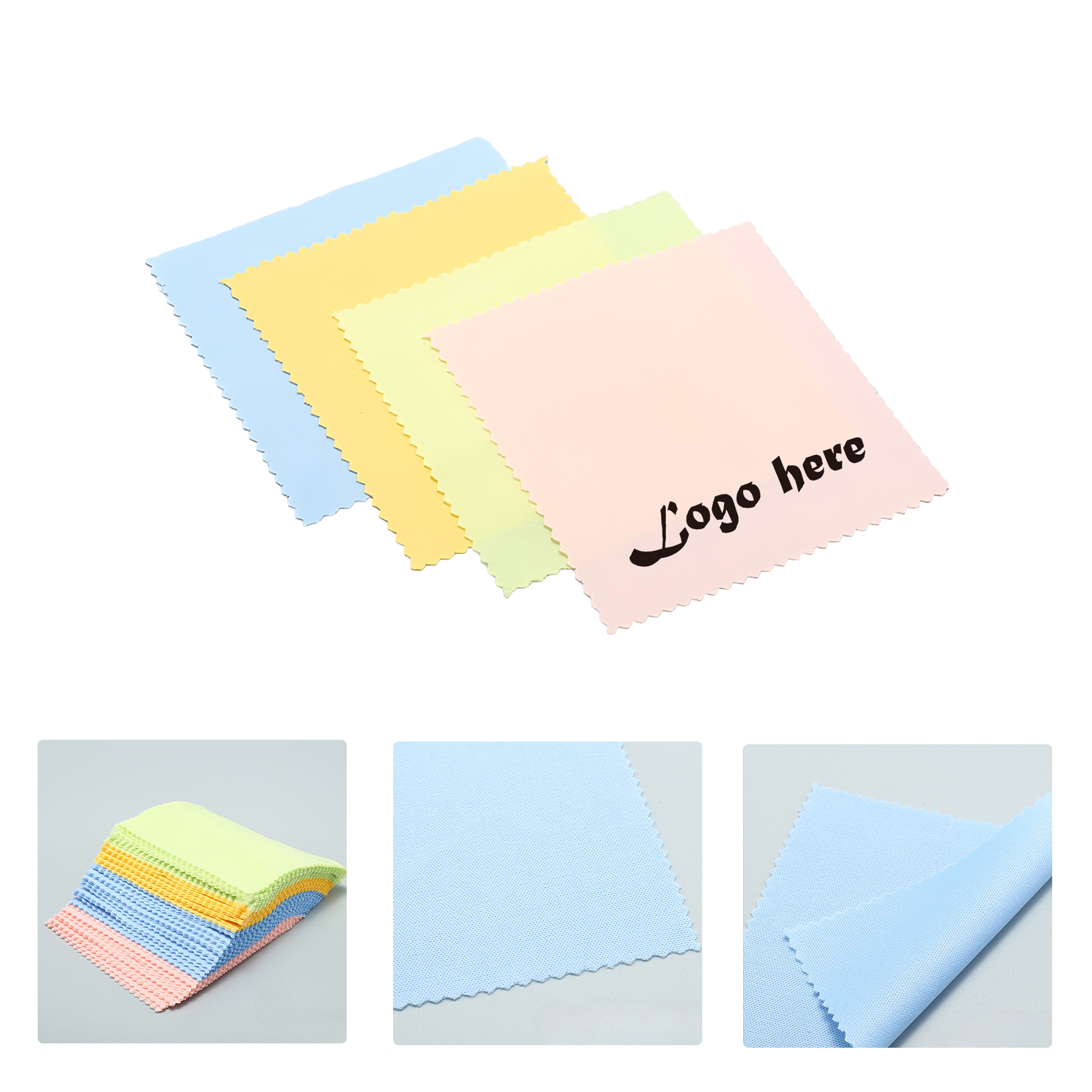 MOQ50 Soft Microfiber Cleaning Cloth For Glasses 2
