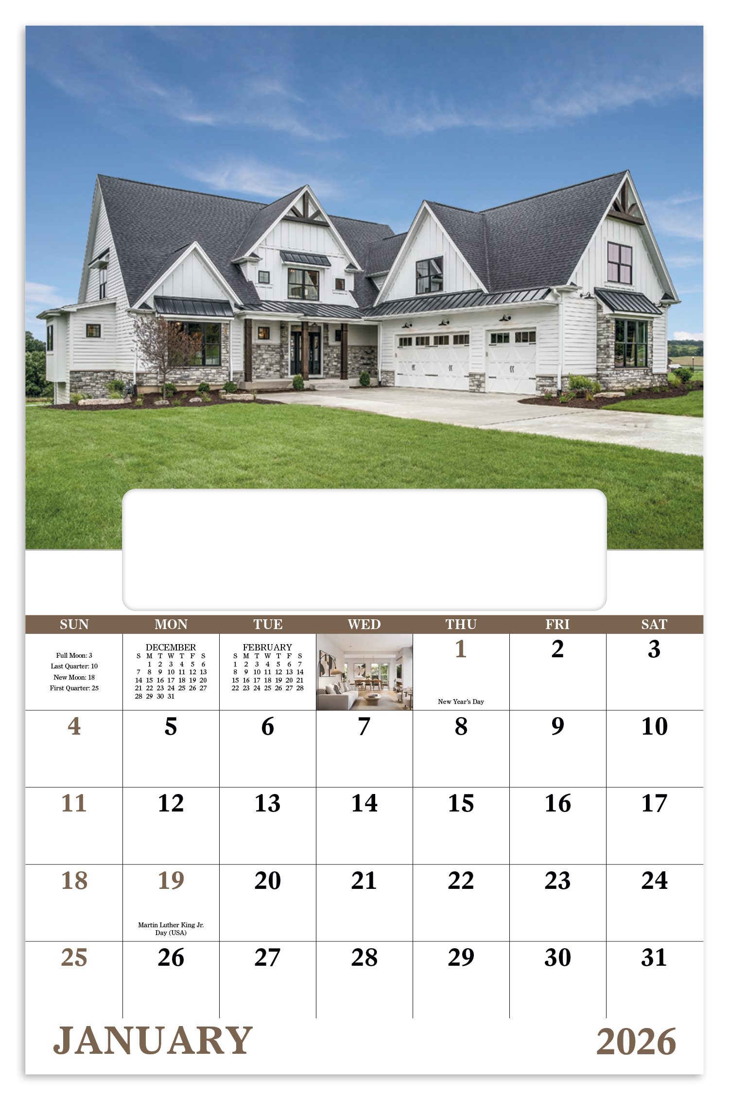 Good Value™ Welcome Home - Window Calendar 20