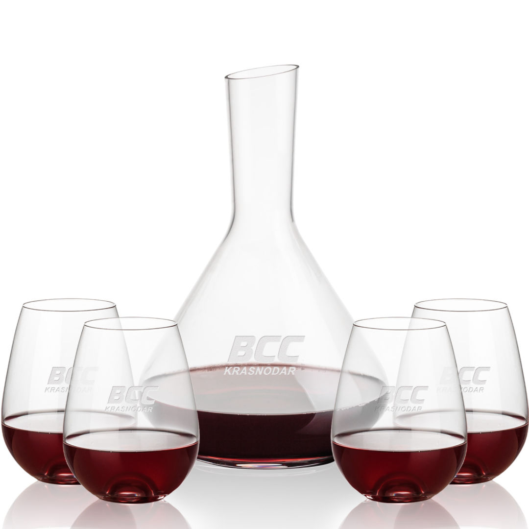 Terrassa Carafe & Edderton Stemless Wine 8