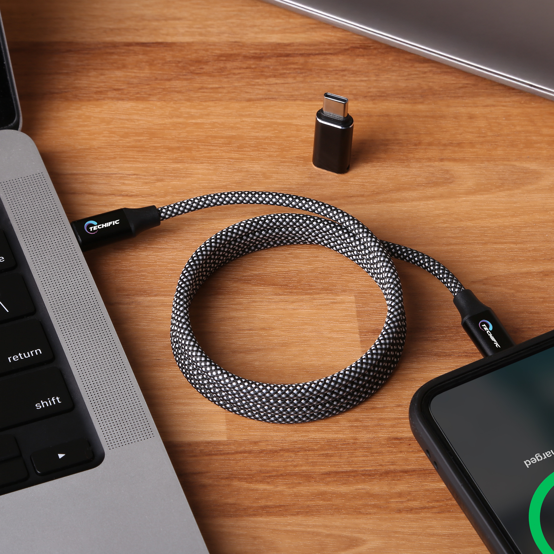 Coil Up Magnetic Charging Cable 3